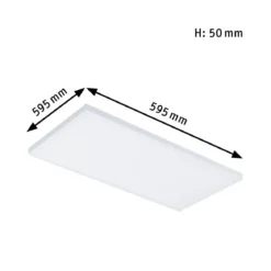 Paulmann No. 79827 LED Panel Velora SmartHome Zigbee 600x300mm 15,5W Weiß tunable white