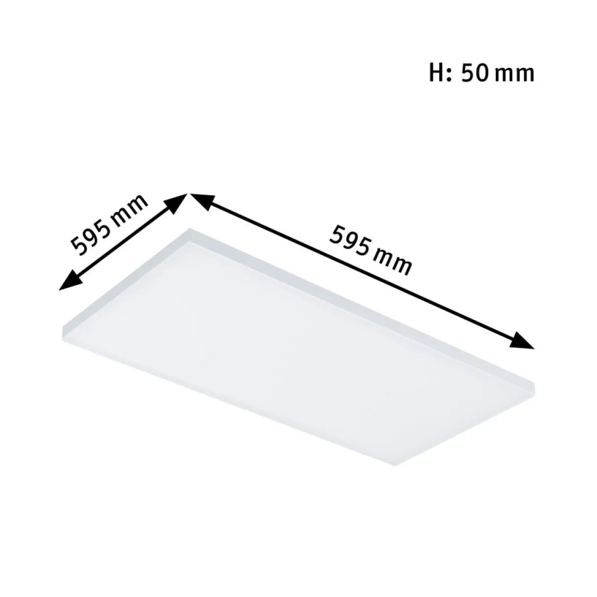 Paulmann No. 79827 LED Panel Velora SmartHome Zigbee 600x300mm 15,5W Weiß tunable white