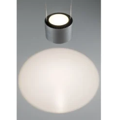 Paulmann No. 79720 LED Pendelleuchte Aldan 3x9 W dimmbar Schwarz Alu gebürstet