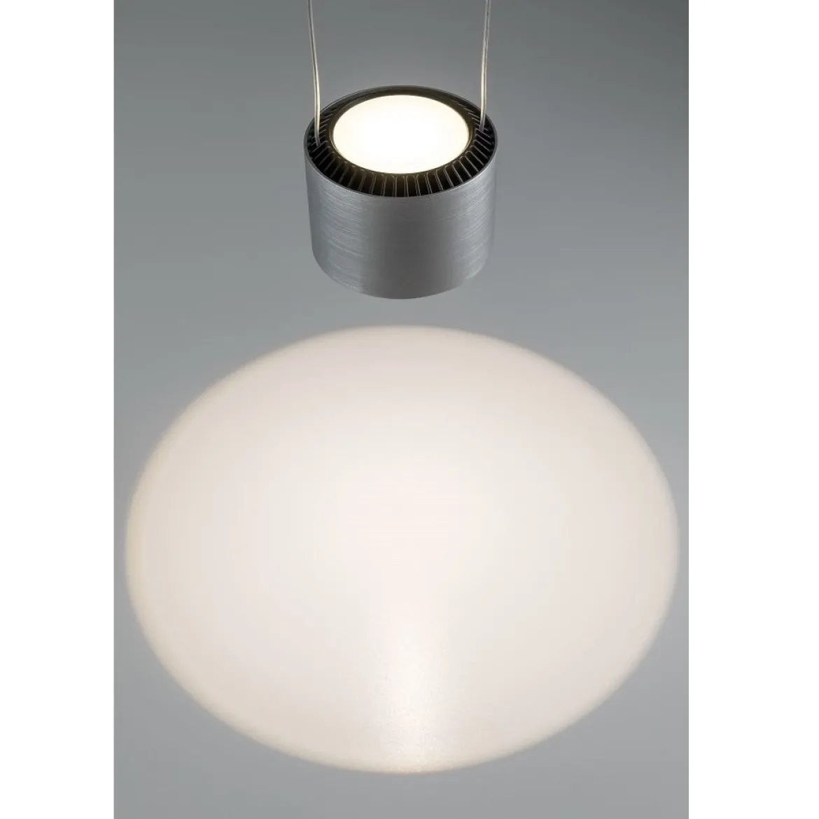 Paulmann No. 79720 LED Pendelleuchte Aldan 3x9 W dimmbar Schwarz Alu gebürstet