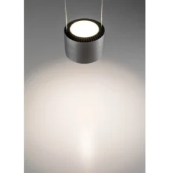 Paulmann No. 79720 LED Pendelleuchte Aldan 3x9 W dimmbar Schwarz Alu gebürstet