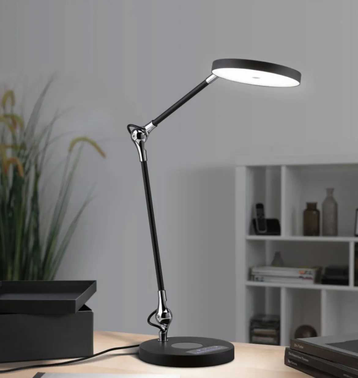 Paulmann No. 78910 LED Schreibtischleuchte Numis 5W Qi Ladefunktion Tunable White