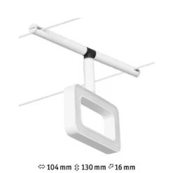 Paulmann No. 94484 LED Seilsystem Frame Spot 3000K Weiß matt