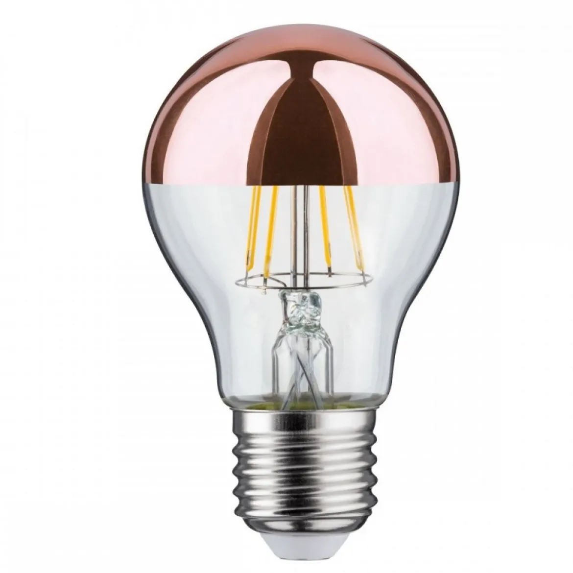Paulmann No. 28671 LED Standardform 6,5W E27 Kopfspiegel Kupfer Warmweiß