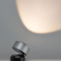 Paulmann No. 79718 LED Tischleuchte Aldan 3,5 W dimmbar Schwarz Alu gebürstet