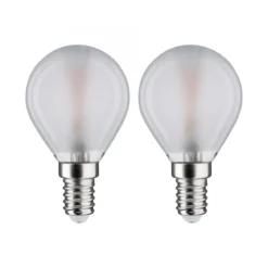 Paulmann No. 28638 LED Tropfen 3 Watt E14 Matt 2700 K 2er Set