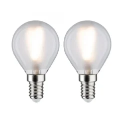 Paulmann No. 28638 LED Tropfen 3 Watt E14 Matt 2700 K 2er Set
