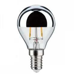 Paulmann No. 28663 LED Tropfen 2,6W E14 Kopfspiegel Silber Warmweiß