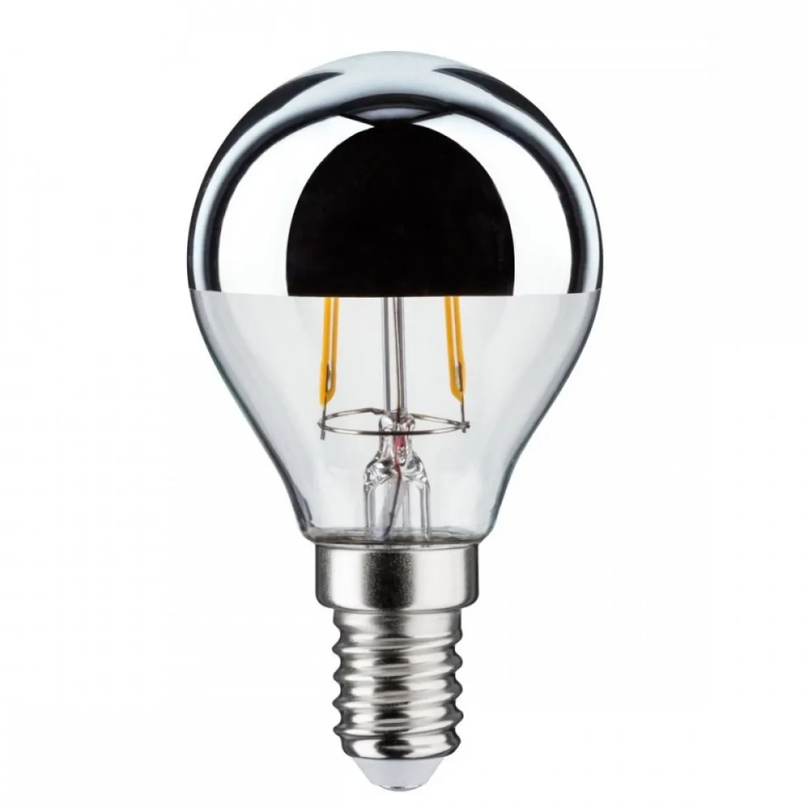 Paulmann No. 28663 LED Tropfen 2,6W E14 Kopfspiegel Silber Warmweiß
