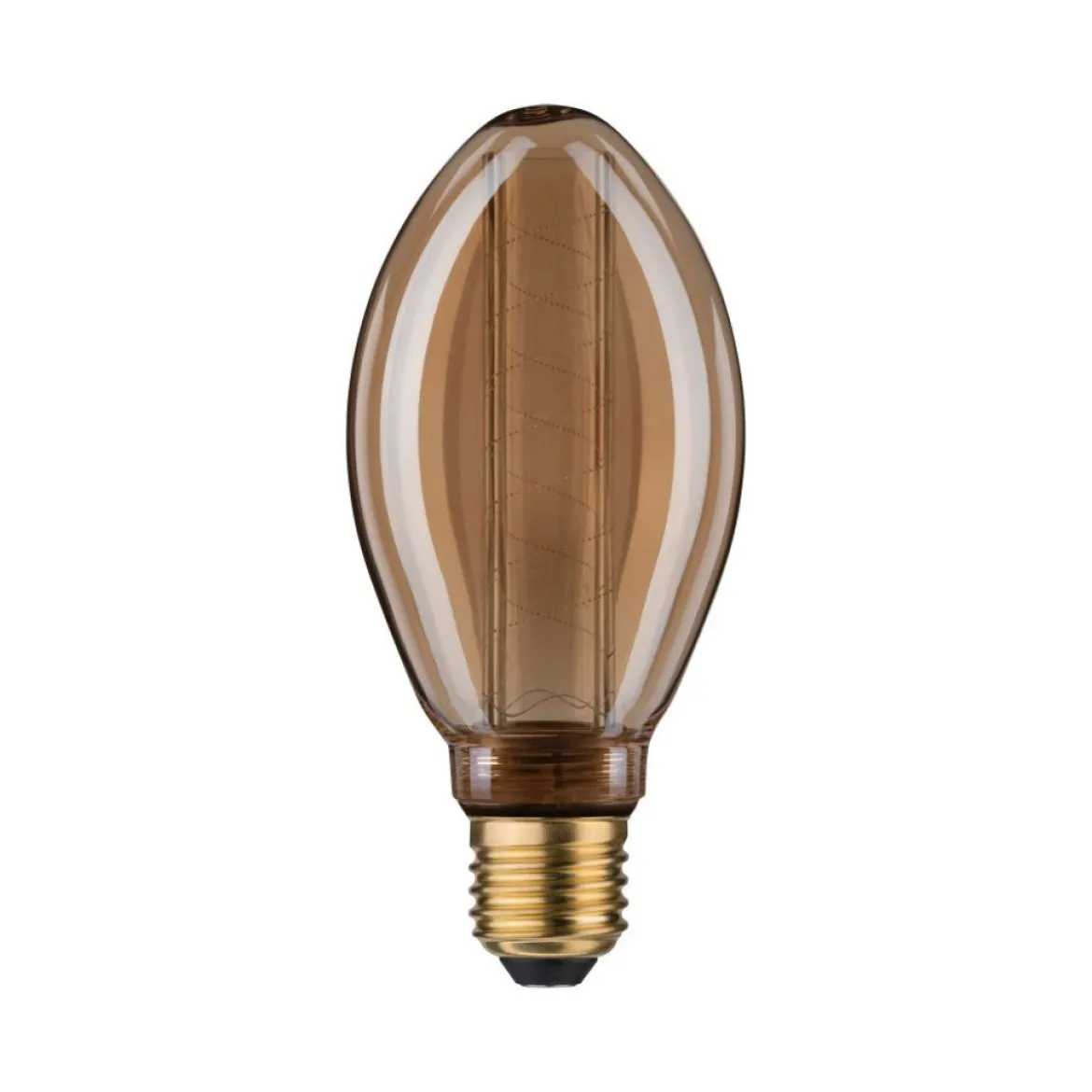 Paulmann No. 28827 LED Vintage-Birne B75 Inner Glow E27 Gold Spiralmuster dimmbar