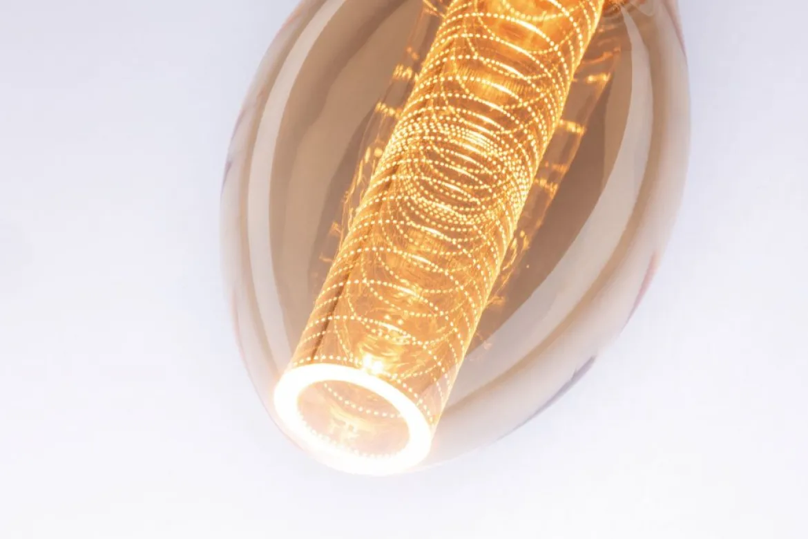 Paulmann No. 28828 LED Vintage-Birne B75 Inner Glow E27 Gold Ringmuster dimmbar