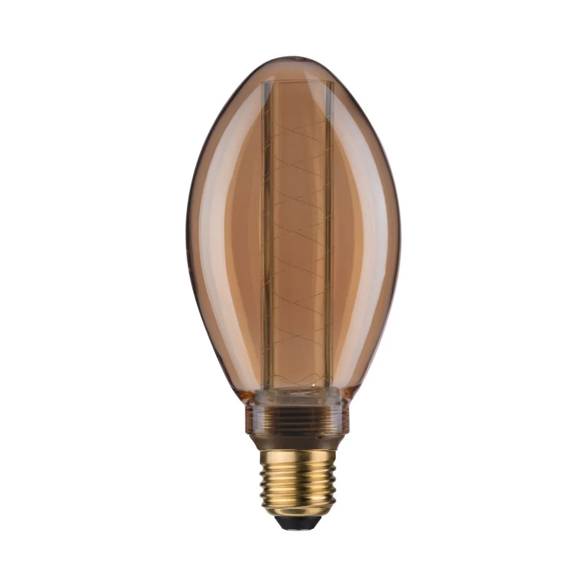 Paulmann No. 28600 LED Vintage Birne B75 4 Watt E27 Gold Spiralmuster