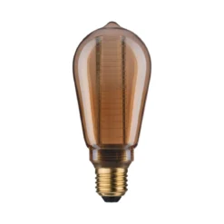Paulmann No. 28599 LED Vintage Kolben ST64 4 Watt E27 Gold Ringmuster