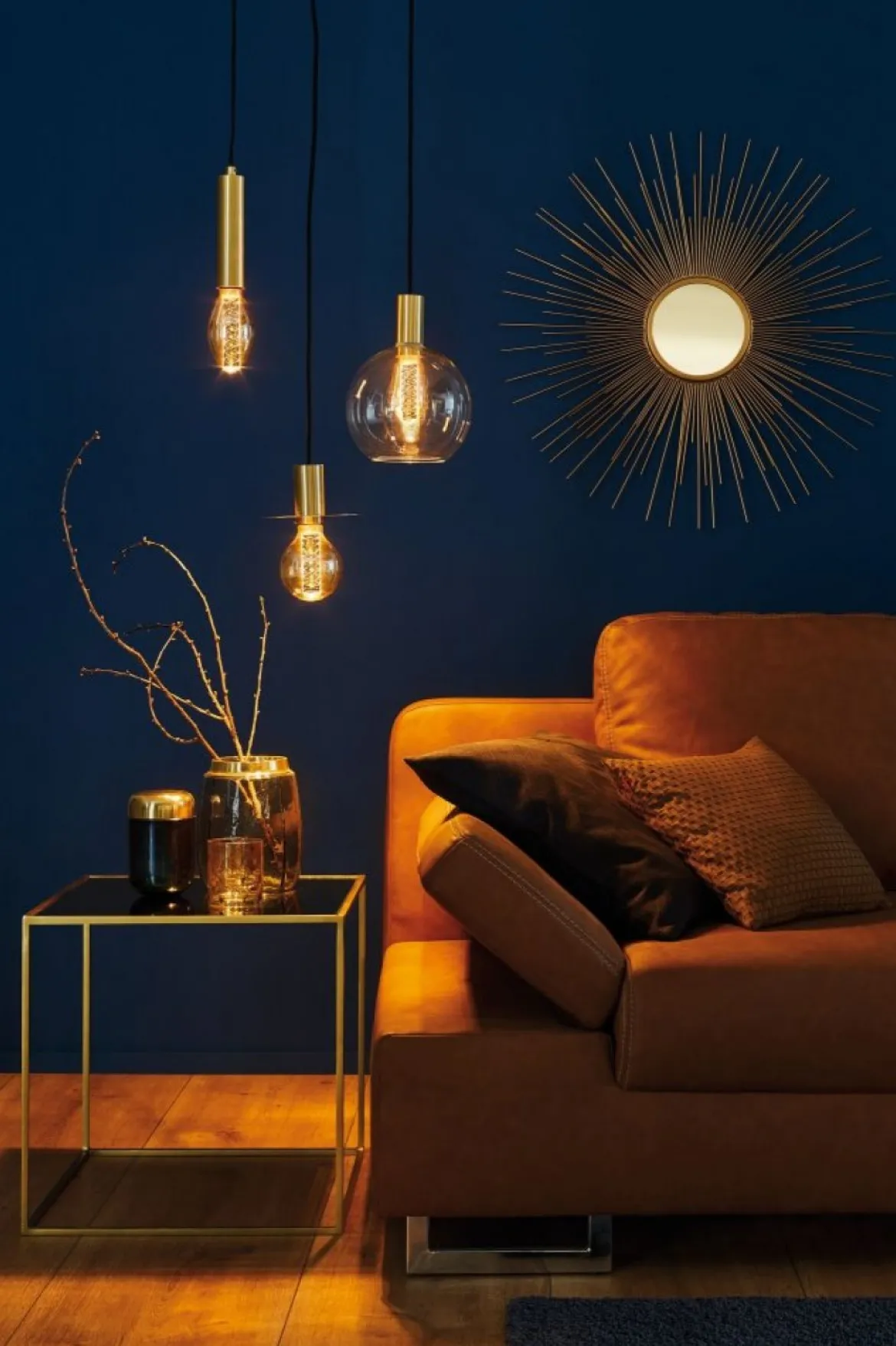 Paulmann No. 28599 LED Vintage Kolben ST64 4 Watt E27 Gold Ringmuster