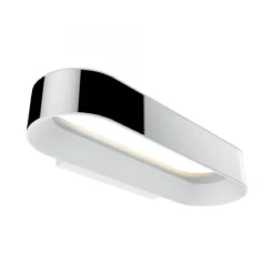 Paulmann No. 70948 LED Wandleuchte Agena 20W Chrom, Weiß matt IP44