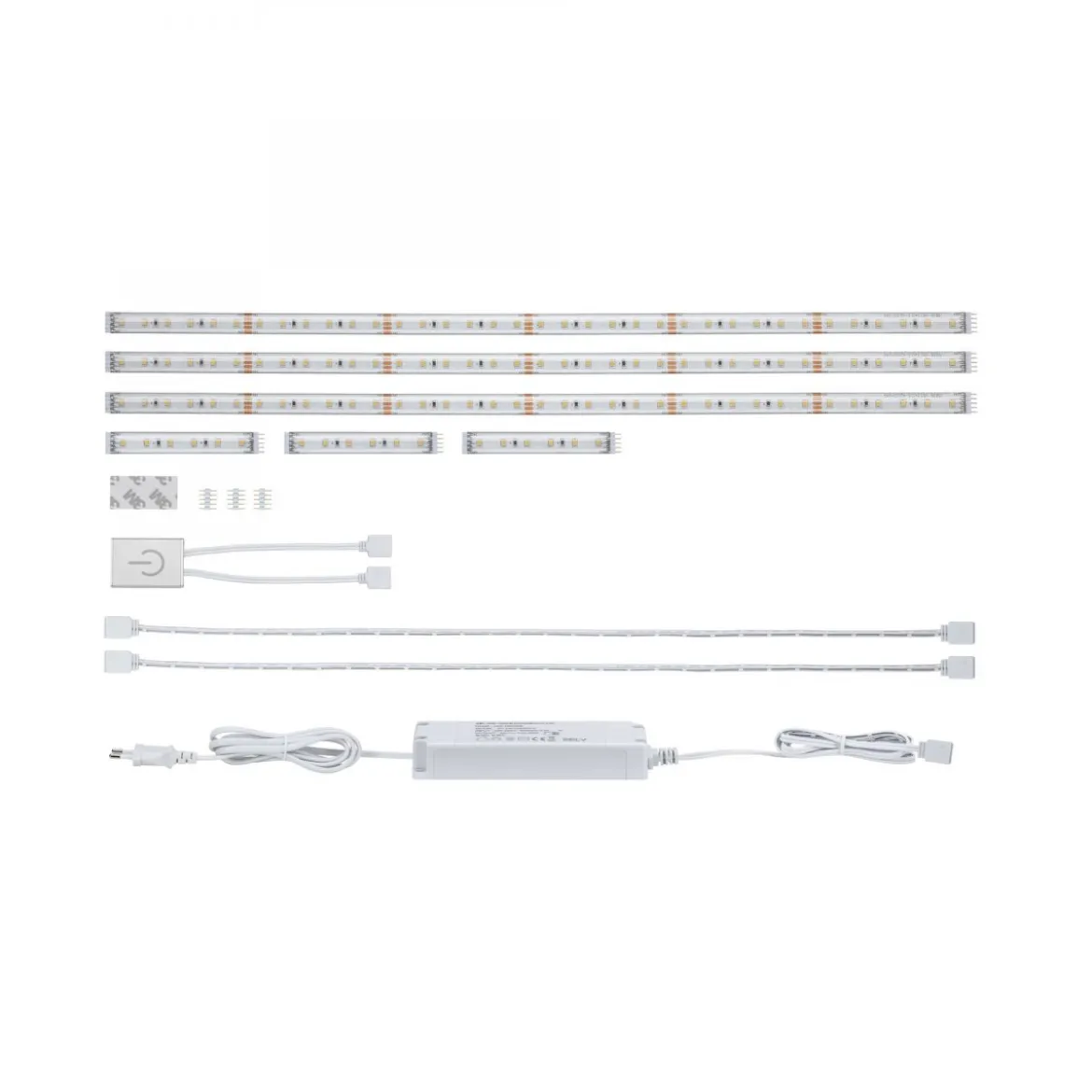 Paulmann No. 79838 MaxLED 500 Comfort Set Kitchen 3x60cm Warmweiß Touch Sensor