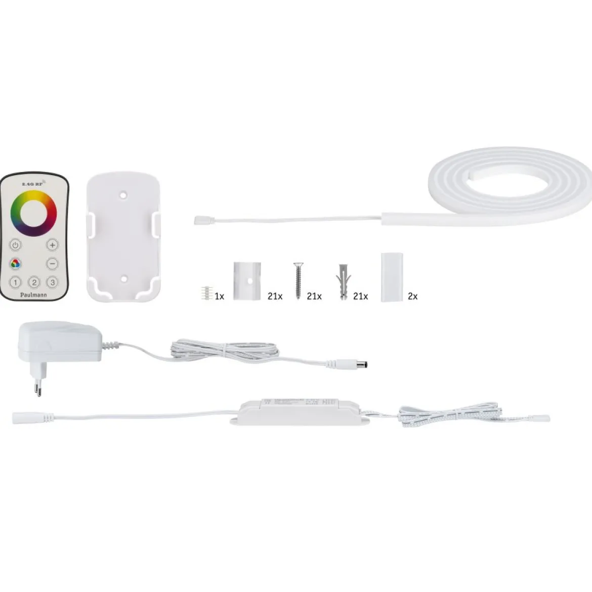 Paulmann No. 70965 MaxLED Flow Basisset 1,5m 13,5W RGB inkl. Fernbedienung