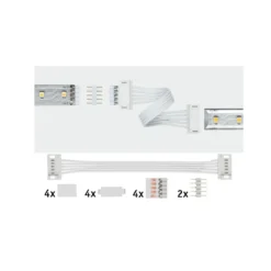 Paulmann No. 70919 MaxLED Universal Verbinder 2er-Pack Weiß