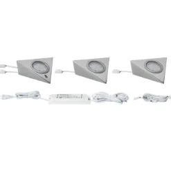 Paulmann No. 93572 Möbel Aufbauleuchte LED mit Näherungssensor 3er-Set inkl. LED-Modul 3x2,8W