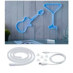 Paulmann No. 70564 Neon Colorflex USB Strip Blue 1m Blau Weiß Kunststoff