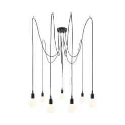 Paulmann No. 50390 Pendelleuchte Neordic Ketil 7-flammig E27 max. 20W Schwarz