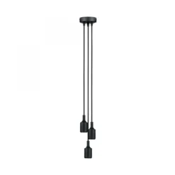 Paulmann No. 50382 Pendelleuchte Neordic Ketil 3-flammig 3x20W E27 schwarz
