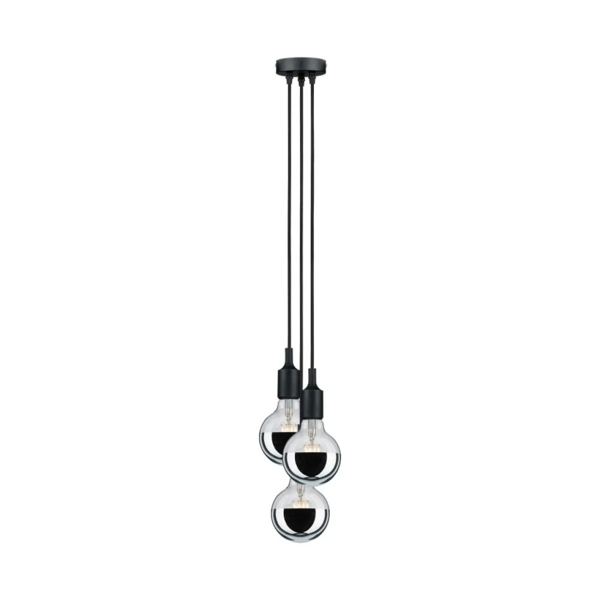 Paulmann No. 50382 Pendelleuchte Neordic Ketil 3-flammig 3x20W E27 schwarz