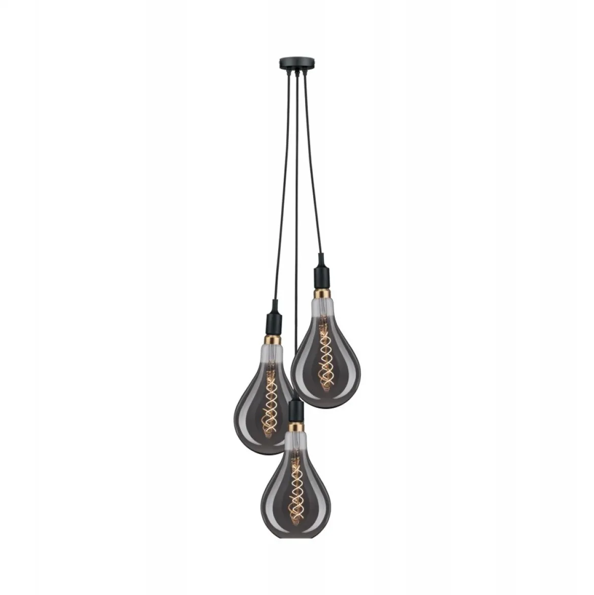 Paulmann No. 50382 Pendelleuchte Neordic Ketil 3-flammig 3x20W E27 schwarz