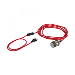Paulmann No. 79770 Pendelleuchte Neordic Eldar inkl. Eurostecker E27 max.20W Rot Brüniert