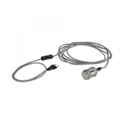 Paulmann No. 79771 Pendelleuchte Neordic Eldar inkl. Eurostecker E27 max.20W Grau Nickel