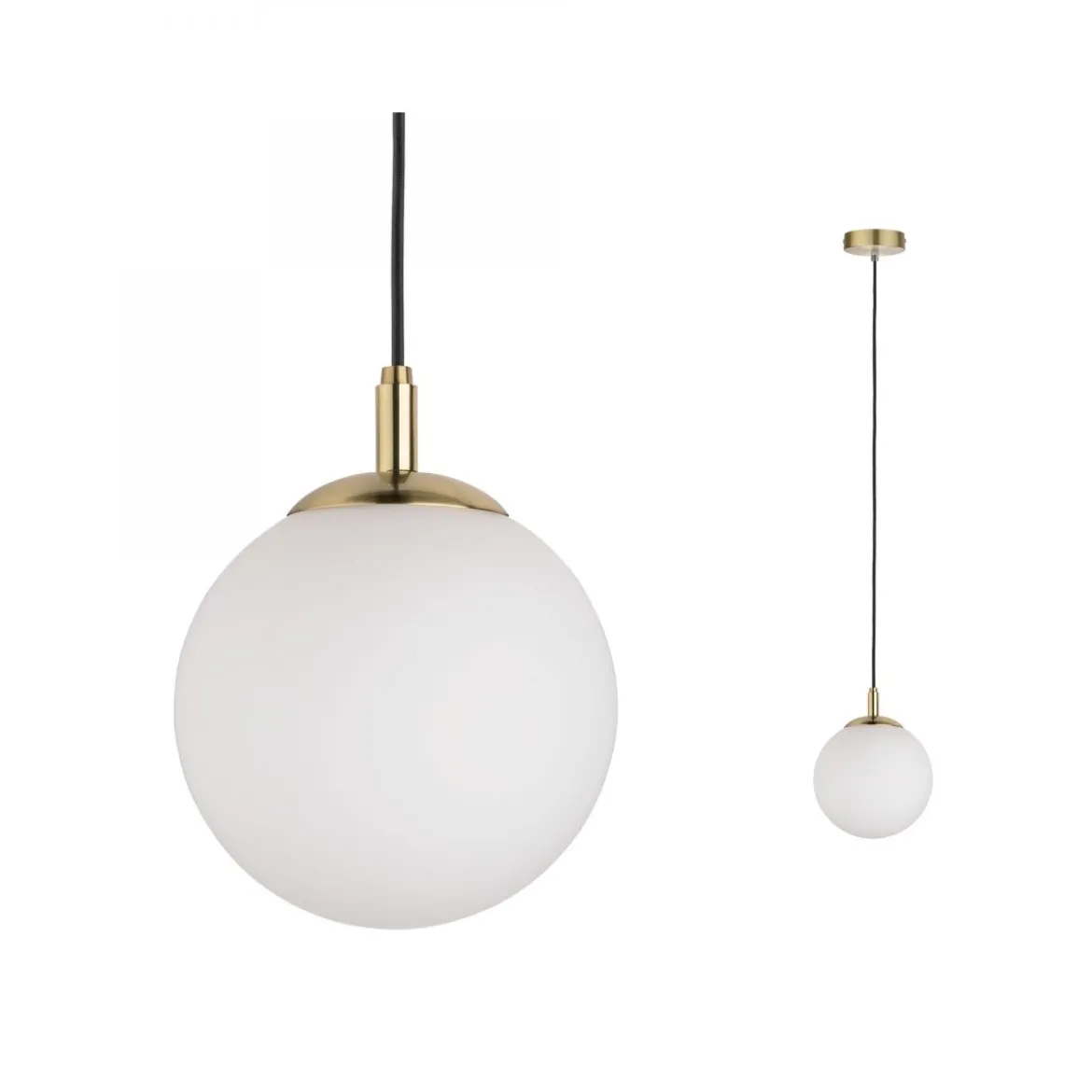 Paulmann No. 79733 Pendelleuchte Neordic Jungle Menja E27 Messing gebürstet, Satin