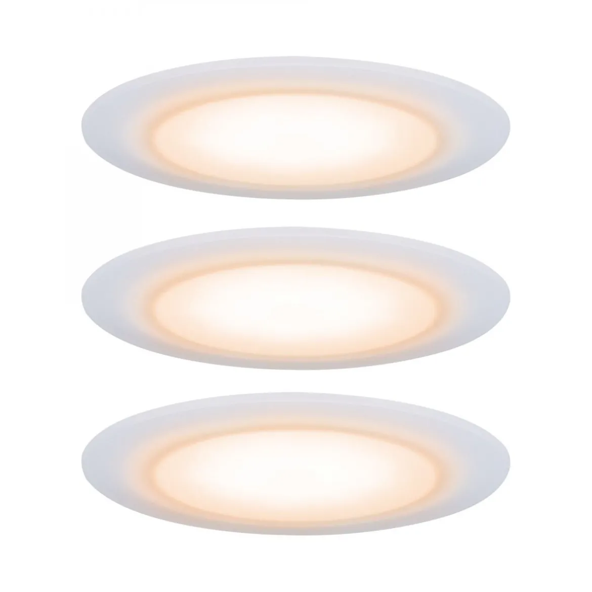 Paulmann No. 99942 Premium Einbauleuchten-Set LED Suon Dim to warm 2000-2700K IP44