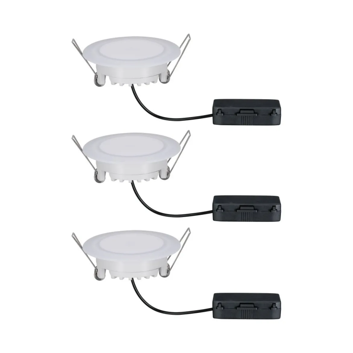 Paulmann No. 99942 Premium Einbauleuchten-Set LED Suon Dim to warm 2000-2700K IP44