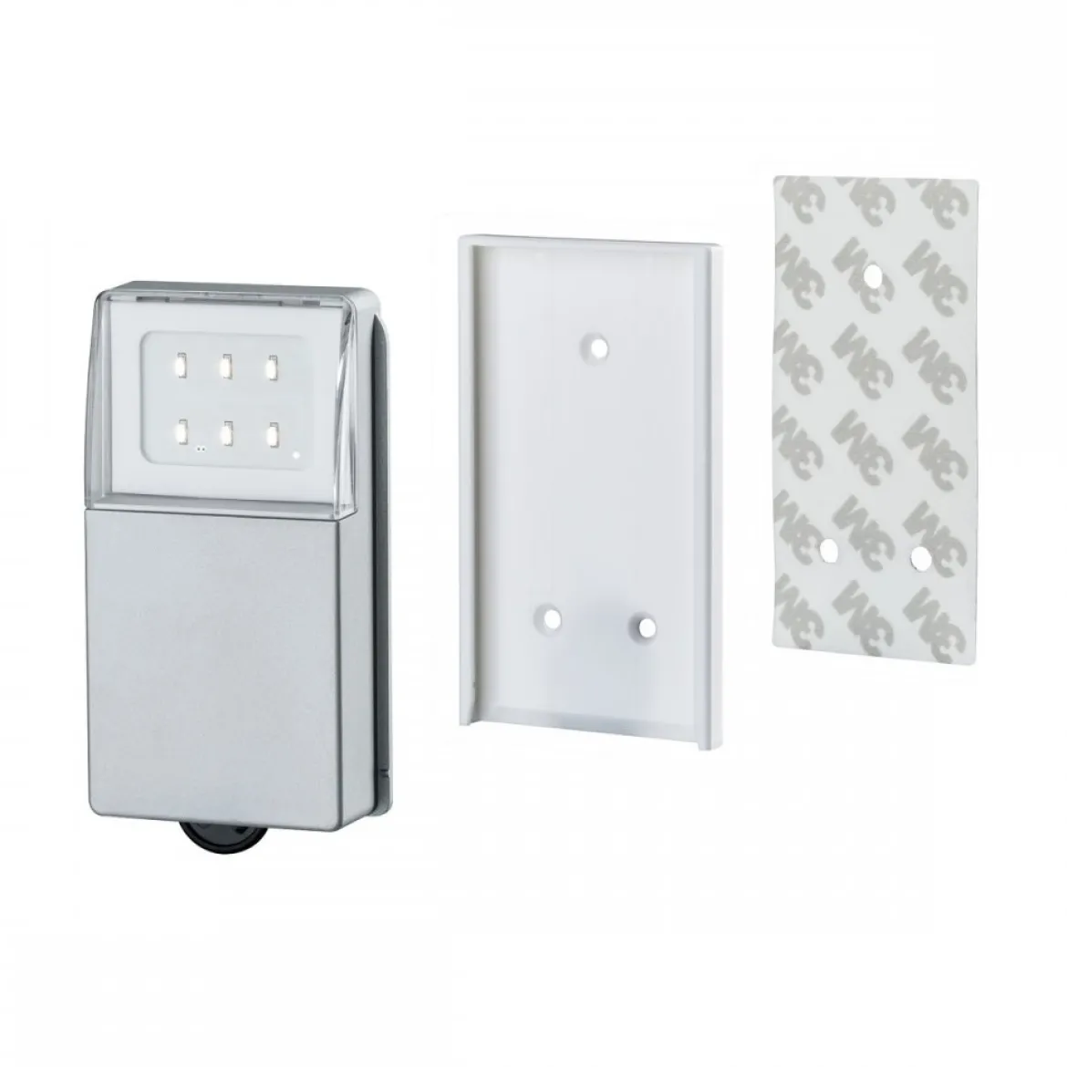 Paulmann No. 70498 Schrankleuchte SnapLED mit Gleitrolle Silber