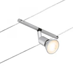 Paulmann No. 94443 Seilspot Salt Chrom matt ohne Leuchtmittel max. 10W GU5,3 DC 60VA