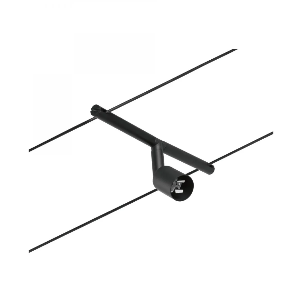 Paulmann No. 94447 Seilspot Salt Schwarz ohne Leuchtmittel max. 10W GU5,3 DC 60VA