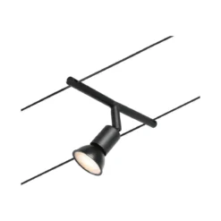 Paulmann No. 94447 Seilspot Salt Schwarz ohne Leuchtmittel max. 10W GU5,3 DC 60VA