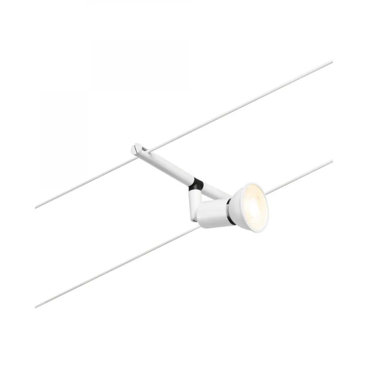 Paulmann No. 94445 Seilspot Salt Weiß ohne Leuchtmittel max. 10W GU5,3 DC 60VA