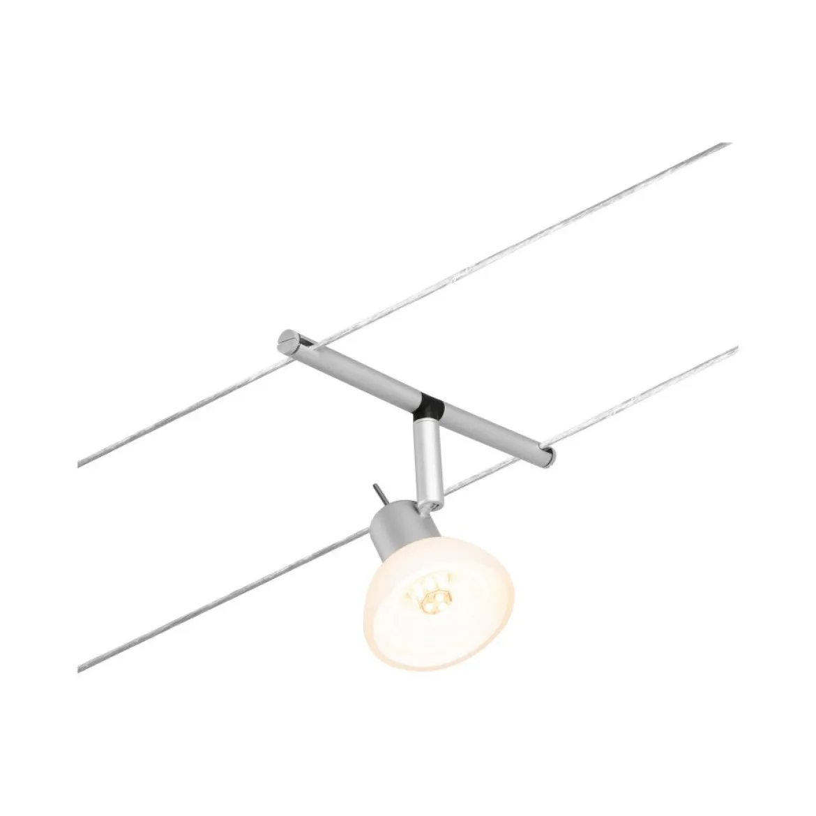 Paulmann No. 94449 Seilspot Sheela Chrom matt ohne Leuchtmittel max. 10W GU5,3 DC 60VA