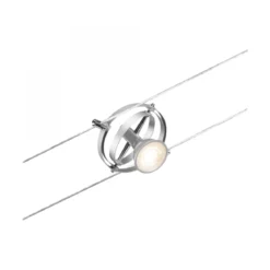 Paulmann No. 94437 Seilsystem Cardan Spot Chrom matt ohne Leuchtmittel DC