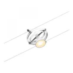 Paulmann No. 94439 Seilsystem Cardan Spot Weiß ohne Leuchtmittel DC GU5,3