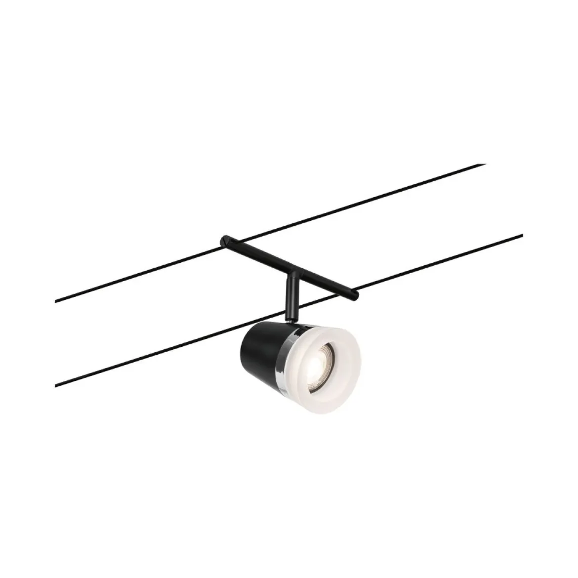 Paulmann No. 94464 Seilsystem Cone Einzelspot Schwarz max.10W 12V