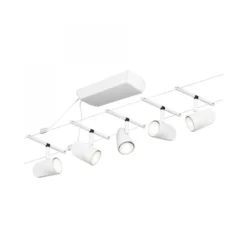 Paulmann No. 94467 Seilsystem Cup Basisset Weiß 5x max.10W DC 60VA