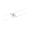 Paulmann No. 94152 Seilsystem Mac II Chrom matt mit 7 Spots ohne Leuchtmittel, max. 10W GU5,3