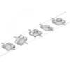 Paulmann No. 94420 Seilsystem MacLED 5 Spots Chrom matt 3000K DC 60VA