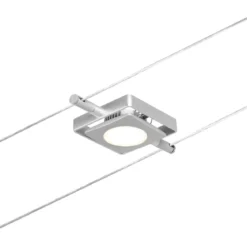Paulmann No. 94420 Seilsystem MacLED 5 Spots Chrom matt 3000K DC 60VA