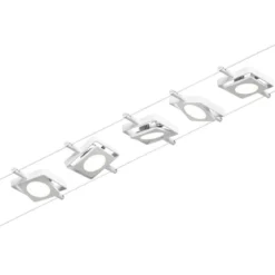 Paulmann No. 94422 Seilsystem MacLED 5 Spots Weiß 3000K DC 60VA