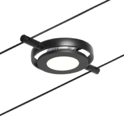 Paulmann No. 94418 Seilsystem RoundMac LED 5 Spots Schwarz matt 3000K DC 60VA