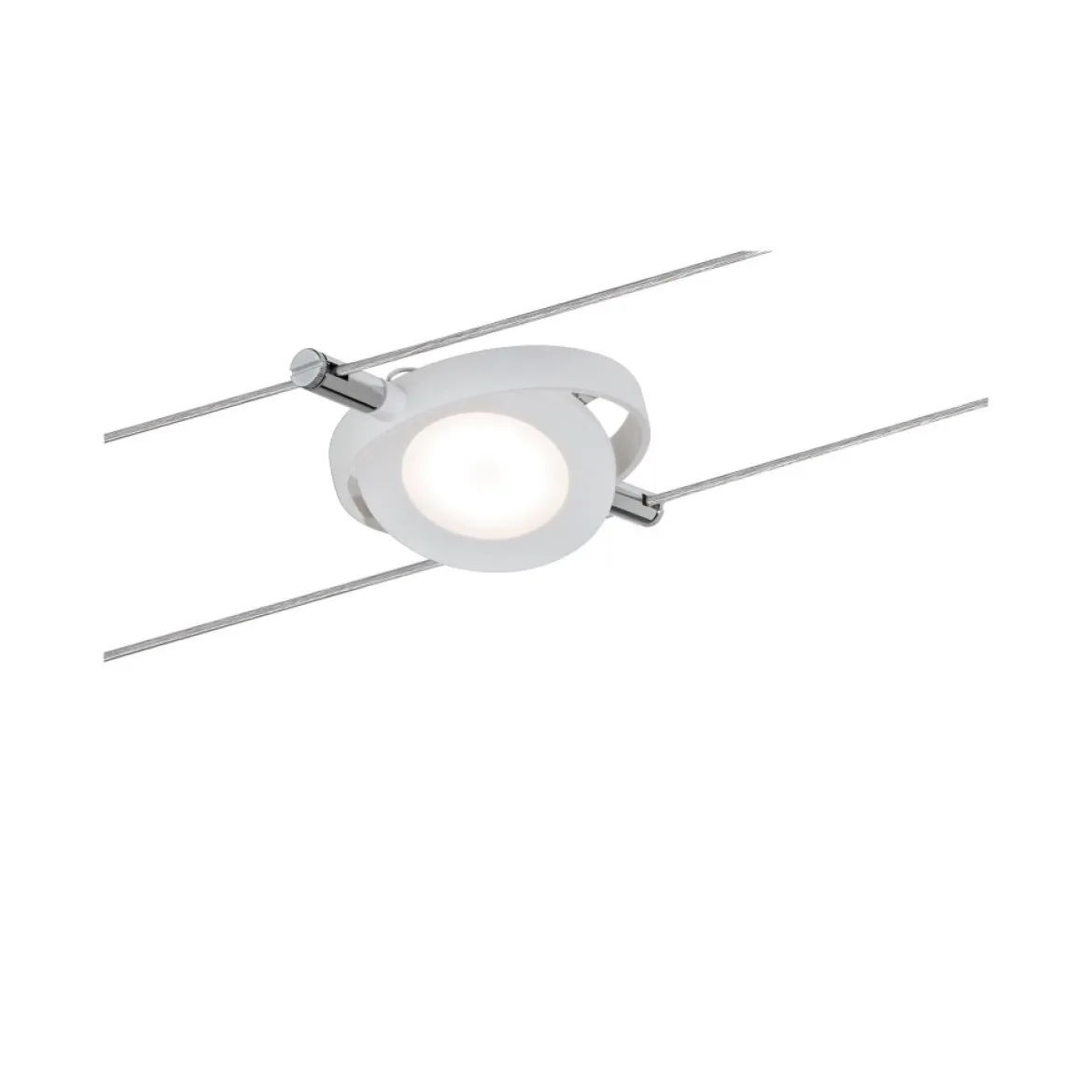 Paulmann No. 94106 Seilsystem-Set LED 6x4W RoundMac 230V/12V DC Weiß matt