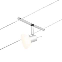 Paulmann No. 94448 Seilsystem Sheela 5 Spots Chrom matt ohne Leuchtmittel DC 60VA